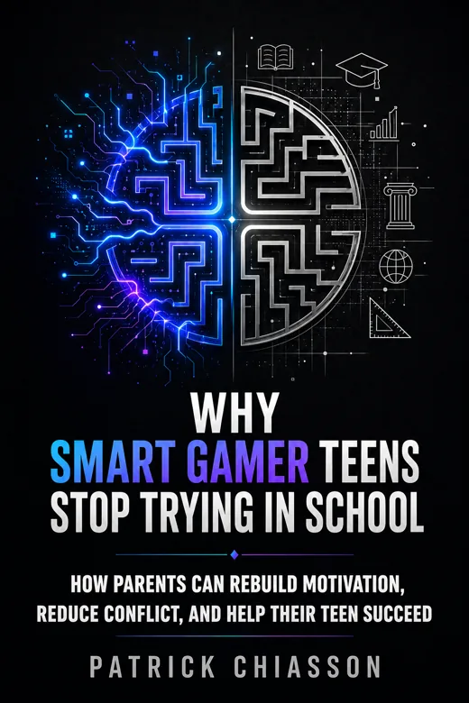 Book cover for Gamers Wanted Academy parent guide