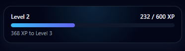 QuestGuide XP level up system